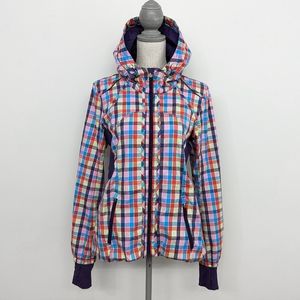 RARE Lululemon Seawheeze Down Time Jacket Pass Me Plaid